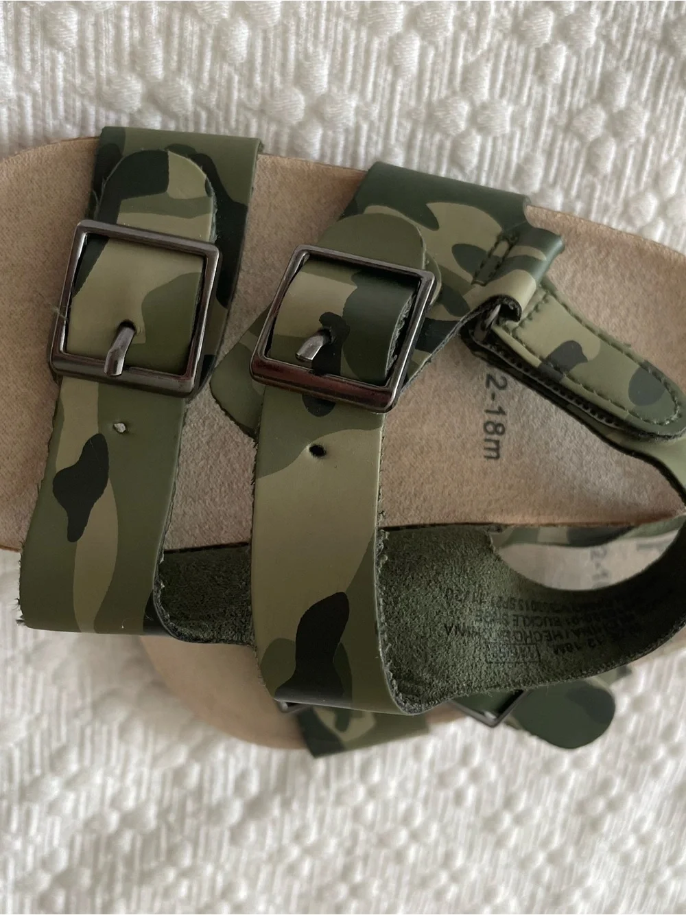 GAP Baby Camo Green Sandals